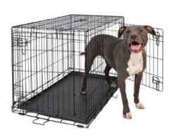 Dog crates are required for potty training. They also help with separation anxiety and many other behavioral issues. They are not jails. They are homes.